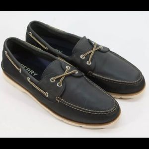 Sperry Top Sider Leeward X-Lace Navy Boat Shoe
